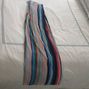 H&M High Neck Watercolor Dress